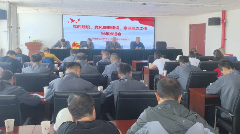工投公司黨委召開黨的建設、黨風廉政建設、意識形態(tài)工作半年推進會
