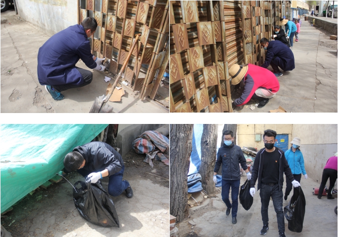 中共青海省第三建筑工程有限公司支部委員會(huì)開展“黨旗領(lǐng)航，愛衛(wèi)同行”主題黨日活動(dòng)